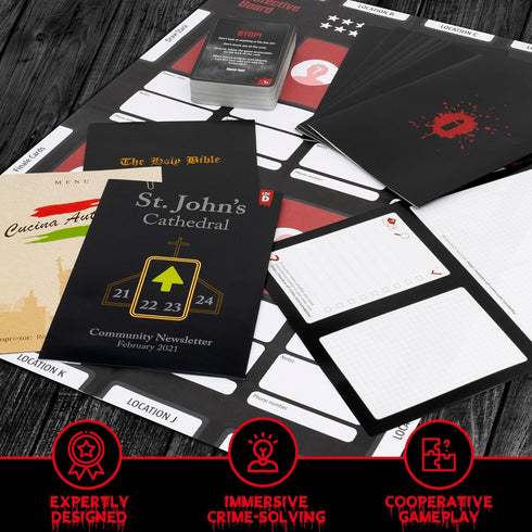 Vendetta: A Modern Murder-Mystery Game for Adults