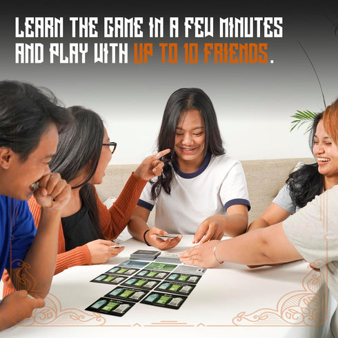 Foxmind Games Deadlines Trivia Card Game - Pop Culture Game for 10 Players, Fun Family Night