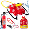 Born Toys Fireman Costume for Kids Ages 3-7, Washable Firefighter Dress Up Clothes for Play