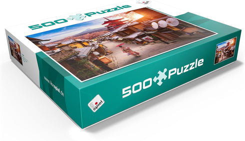 MyPuzzle Premium 500 Piece Jigsaw Puzzle - Idyllic Japan, Made in USA