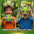 Zmpolir 3-12 Manual,3 4 5 6 7 8 9 10 11 12 Dinosaur Toys for Boys Age Kids Binoculars, Dinosaur Binoculars with Compass