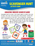 Briarpatch Scholastic Early Learning Scavenger Hunt, Family Friendly Board Game for Kindergarten and Preschool Kids