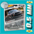MALKO Hot Wheels Protector Display Case for Premium Card Diecast Cars - 10 Pack, Assembly Required