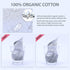 Set 8 DOKMA Organic Cotton Baby Drool Bibs - Bandana Teething Bibs for Baby - Bandana Drool Bibs - Ultra Soft, No