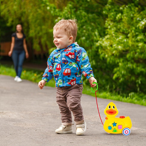 ArtCreativity Musical Duck Toy for Toddlers - Light-Up Baby Duck Toys with Sounds & Music - Pull Along Duck Toy