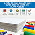 8 Pack Set 28pcs 5.5x8in Decorably Blank Puzzles for Kids with Matte Finish, Each to Draw On for Boys & Girls