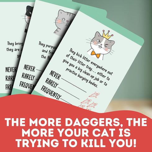 Boxer Gifts How to Tell If Your Cat is Trying to Kill You Card Game | Hilarious Gift for Friends