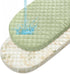 SheSeek Muslin Bassinet Sheets Waterproof Baby Bassinet Mattress Sheets 2 Pack Thickened Ultra
