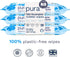 3 60 (180 100% 99% Pura Flushable Toddler Wipes x Wipes Wipes), Plastic Free, Water, Hypoallergenic & Fragrance Free