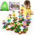 Flower Garden Building Toys for Girls: 183 PCS Kids Gardening Kit Set