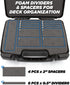 CASEMATIX Trading Card Case and Organizer for 960 Cards, Hard Shell Card Holder with 8 Dividers and Protective Foam