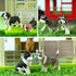 12PCS Dog Figurines Playset, Realistic Detailed Plastic Puppy Figures, Hand Painted Mini Dog Figures Toy Set