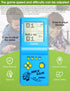 3.5-inch Retro Brick Game Console - 80s/90s Building Block Game with 23 Classic Games, Nostalgic Puzzle (Blue)