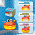 Toyjolka 1-3,Light 1-3 2-4 3-5 Bath Toys for Kids Ages Up Baby Bath Toys Crab Bubble Maker with Colourful Light Toddler