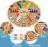 Kathfly Fast Track Board Game Set for 3-6 Players with 24 Pieces and 2 Dice, Fast Track Game Night