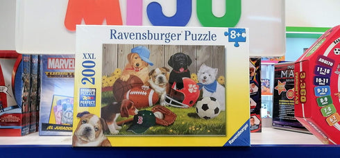 Ravensburger Let's Play Ball! 200-Piece Jigsaw Puzzle - Perfect for Kids, Unique Puzzle Pieces, Anti-Glare Surface