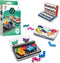 SmartGames IQ Six Pro Travel Game - Skill-Building Brain Teaser for Kids and Adults, 120 Challenges