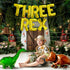 Katchon Huge Gold Three Rex Balloons - 16 Inch, Dinosaur Birthday Decorations with 3 Rex Balloons for Boy's Party