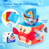 hahaland Baby Tissue Box Toy - Montessori Toys for 6-12 Months, Textured Tails, Cloth Tissues, Crinkle, Squeaky Sounds,