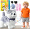 HCdoujoy Husky Walking Dog Barking Toy, Musical Singing Dancing Volume Control Interactive Puppy