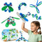 Clixo Window Travel Pack - Fun Magnetic Toy for Kids - 24-Piece