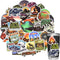 Stickers for Water Bottles - Outdoor Nature Camping Adventure Stickers, Waterproof Vinyl for Teens, 50Pcs