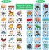 80 Words Self-Correcting Spelling Puzzles, Double-Sided Three and Four Letter Words for Preschool Learning
