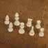 Vbestlife Tournament Chess Game Set, Complete International Chess Pieces, Black & White Chess Board Set (Large 77mm)