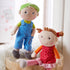 HABA Snug Up Soft Doll Till - 10" Soft Boy Doll with Blonde Hair (Machine Washable)