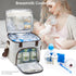 Pack 4 4oz-9oz Mam Breastmilk Cooler Bag with Ice for Bottles - See-through Breast Pump Bag for Baby Bottles