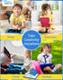 TEKFUN 2 Pack LCD Writing Tablet for Kids, 8.5 Inch Blue+Pink Doodle Board with Lanyard, Educational Toddler Toys