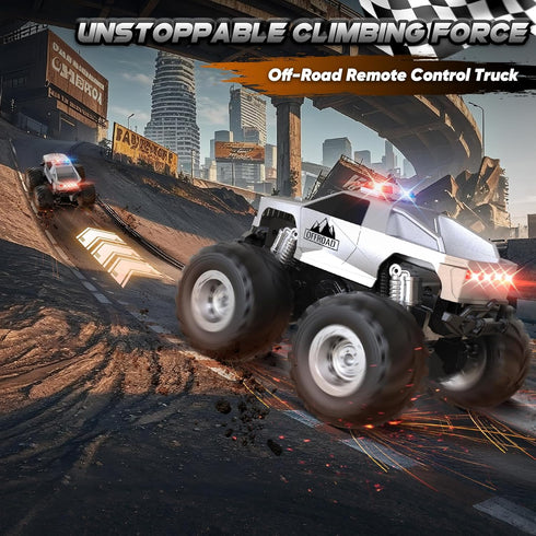 360 4-7 8-12 6-8 Remote Control Car, All Terrain Remote Control Truck, RC Cars with Degree Spins, Pickup-Style Toy Car