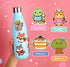 156 PCS Teacher Classroom Positive Animals Stickers for Kids Cute Water Bottle Stickers Waterproof Vinyl ASticker Self