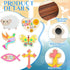 Blueweenly 60 Pack Jesus Wood Religious Craft Kit Magnets Vacation Bible Sunday School DIY Coloring Wooden Religious