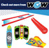 WOW Sports Water Pickle Inflatable Pool Noodle, Perfect for Pools, Swimming, Floating, Pool Accessory for Adults &