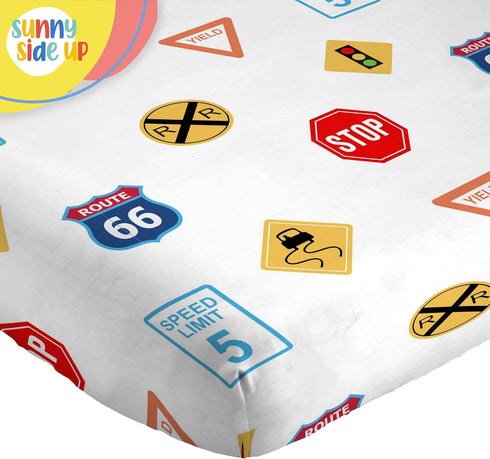 Set 3 Set Sunny Side Up On The Go Toddler Sheet - Piece Toddler Bedding Includes Pillow Cover - Super Soft Microfiber