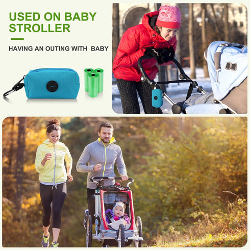 3 Pack Set 135 Counts Dingion Diaper Bag Dispenser Diaper Trash Dispenser with Baby Disposal Trash Bags with Hook