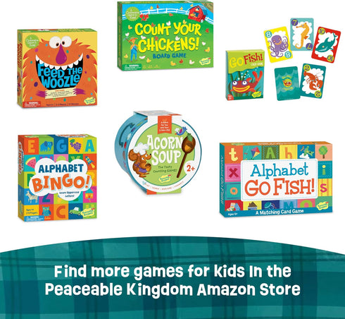 2 4 3+ Peaceable Kingdom Snug as a Bug in a Rug Award Winning Cooperative Preschool Skills Builder Game for to Kids