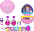 Polly Pocket Collector Compact with 2 Dolls, Royal Ball Jewelry Accessories Set, Collectible Toy with Unicorn Castle