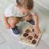 1-3 Count 1 Wee Gallery Wooden Puzzles for Toddlers to Ten Ladybugs Toddler Puzzle, Puzzles for Year Old & Up, Wooden