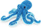 DolliBu Large Octopus Stuffed Animal - Wild Collection Sea Animal Plush Blue