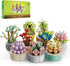 JMBricklayer Flowers Succulents Botanical Collection Building Sets, Creative Flowers Building Project for Adults