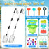 Set 2 3-12 Beach Sand Toys with PCS Adjustable Shark Tooth Sifter, Collapsible Beach Bucket,Sandbox Shovels,Sand Castle