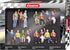 Carrera Race Spectators - Set of 15 Detailed Fans - 1:32 Scale Figures for Realistic Slot Car Track Scenery