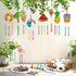 JellyArch 30 Pack Summer Summer Wind Chime Making Kit for Adults Make Your Own Wind Chime Beach Wooden Ornaments