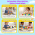 WIZZLY 8-in-1 Set 3+ Busy Hands Fine Motor Skills Toys Kit for Toddler, Montessori Toys for Years Old, Learning