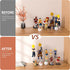12x5.5x5 pack 2, Countertop 12x5.5x5 Inch Sezanrpt Acrylic Shelf Riser of Acrylic Display Storage Organizer for Funko