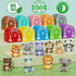 Montessori Learning Toy for Toddlers 1-3 Years, Educational Counting, Matching & Sorting with 10 Safari Animals & 10