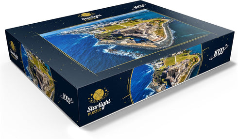 MyPuzzle Premium 1000 Piece Jigsaw Puzzle, Aerial View of Castillo San Felipe Del Morro, Puerto Rico