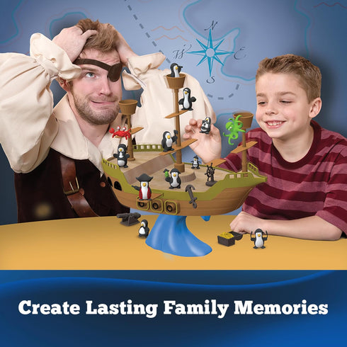 Don’t Rock the Boat Board Game - Family Games for Kids and Adults, Balancing Toy for Ages 5+